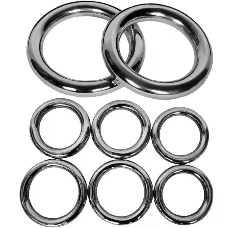 Wing Chun carbon steel training ring with electroplated finish for martial arts conditioning