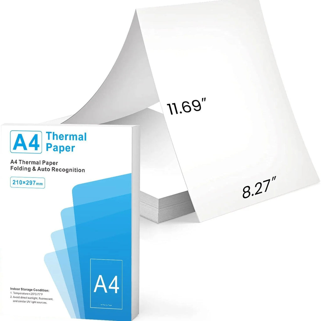 White A4 thermal printer paper with quick-drying thermosensitive coating for business use