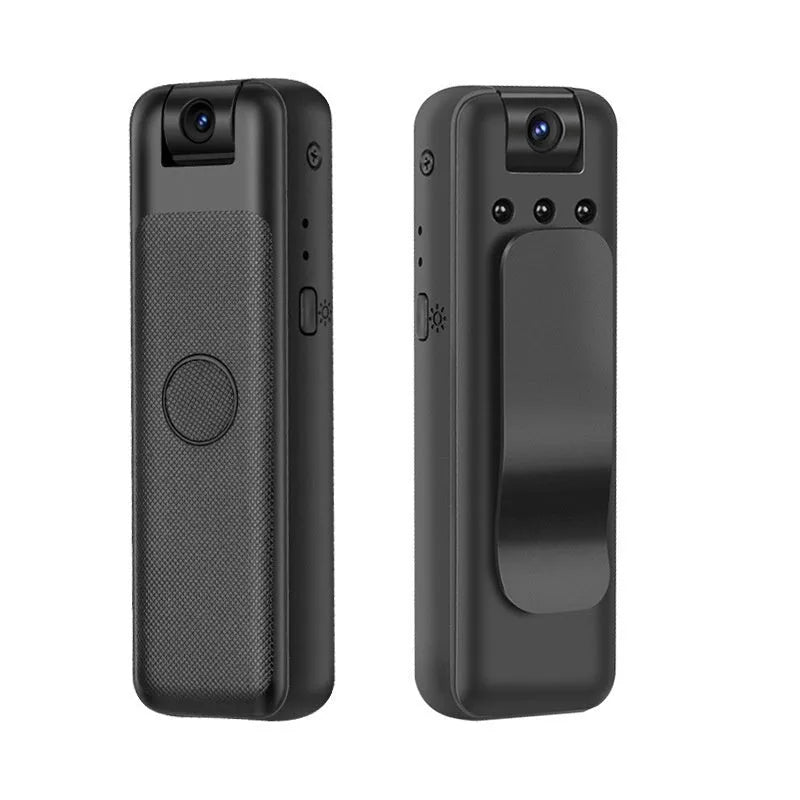 Black back splint surveillance camera with a Type-C port and attached 30cm cable.