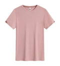Men's round neck ice fibre work shirt in chemical fibre blend available in seven colours with Asian sizing