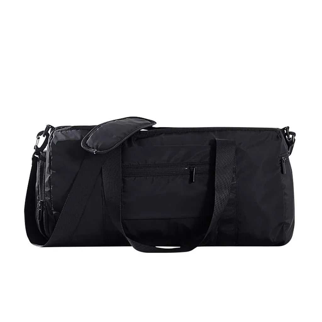 Dry wet separation sports fitness bag in memory cloth for swimming and travel