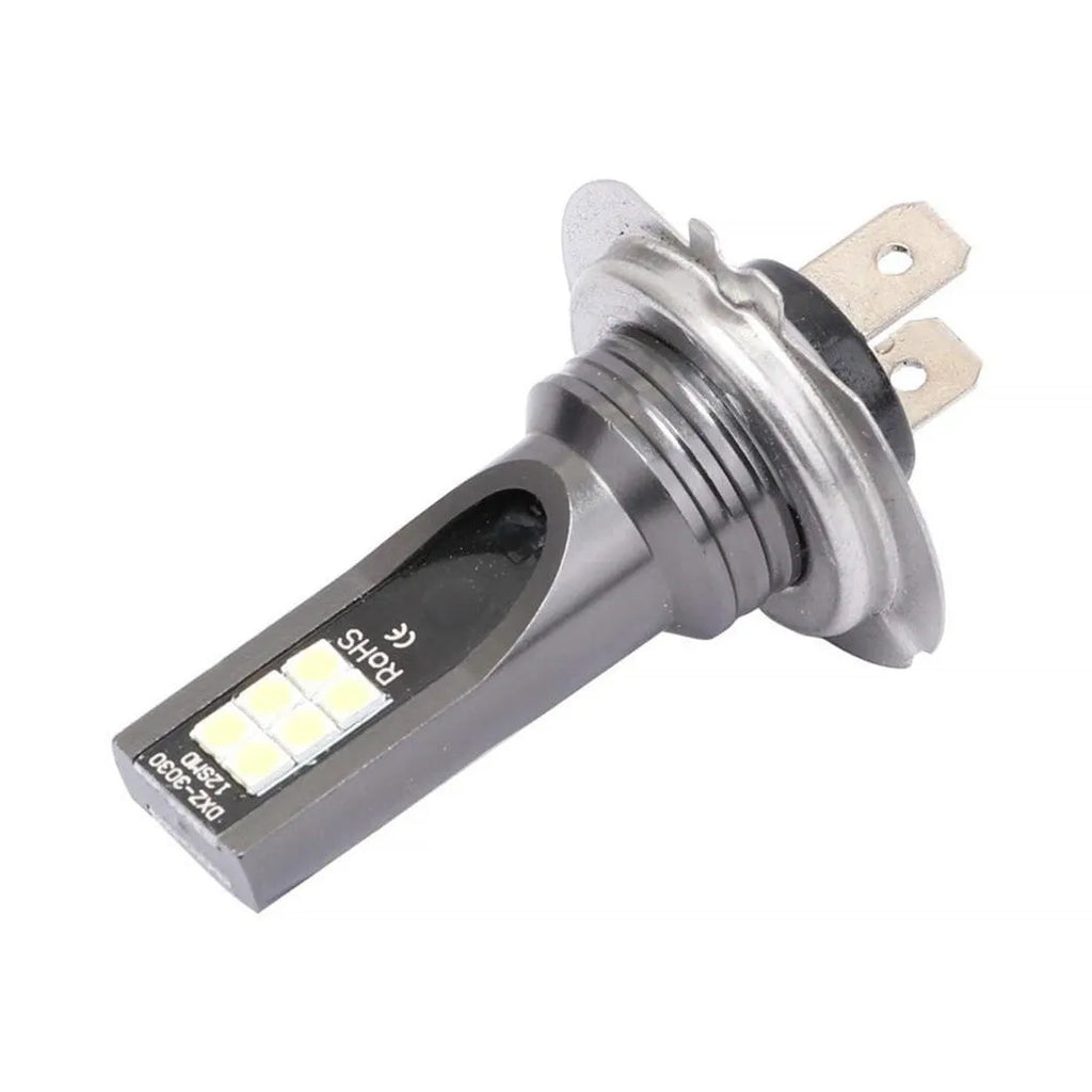 H7 socket 110W LED car fog light with aluminium body and 12 SMD beads.