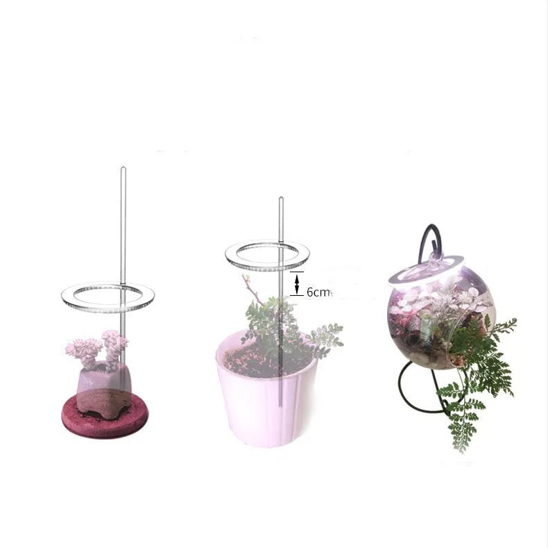 USB-powered LED plant growth light with full spectrum illumination and acrylic stick holder