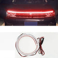 Flexible silicone daytime running light strip for cars with start scanning feature in ice blue colour.