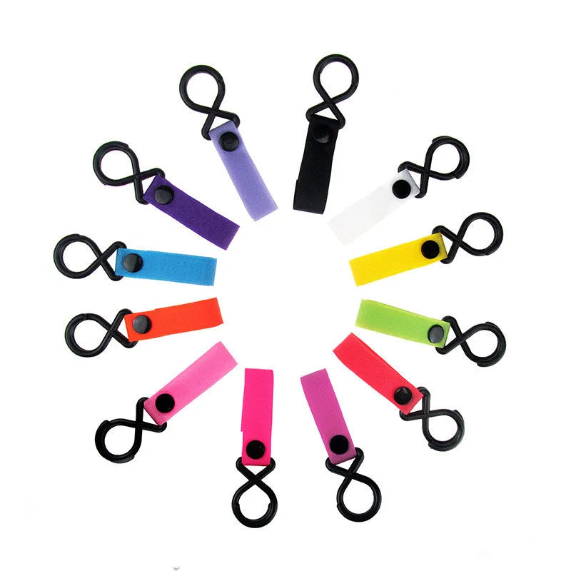 Nylon luggage Velcro hook in one of 18 available colours, showing the loop and Velcro fastener