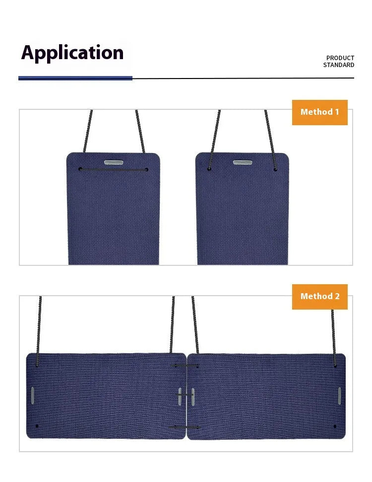 Blue and grey EVA marine bumper fenders for boat docking protection in two size options