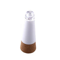 White LED rechargeable luminous bottle cap cork light with plastic shell