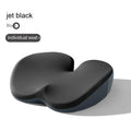 Car seat cushion and lumbar support set with thickened foam padding in multiple colour options