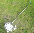 304 stainless steel golf ball picker with metallic finish for retrieving balls from hazards