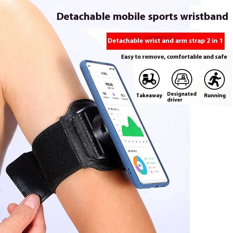 Mobile phone arm bag wrist strap for takeaway driving and outdoor sports activities