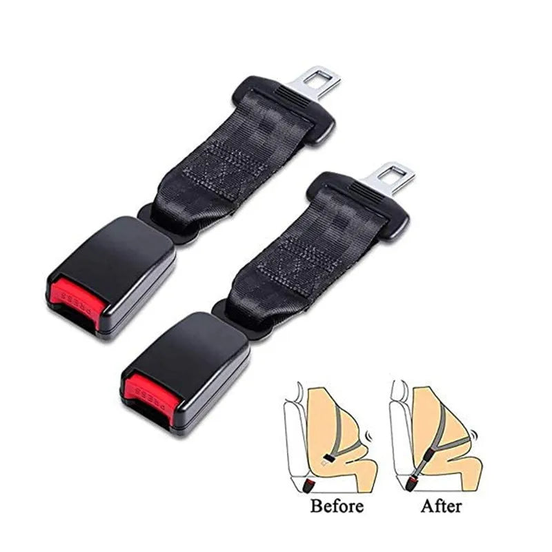 36cm black ribbon car seat belt extender for pregnant women and children