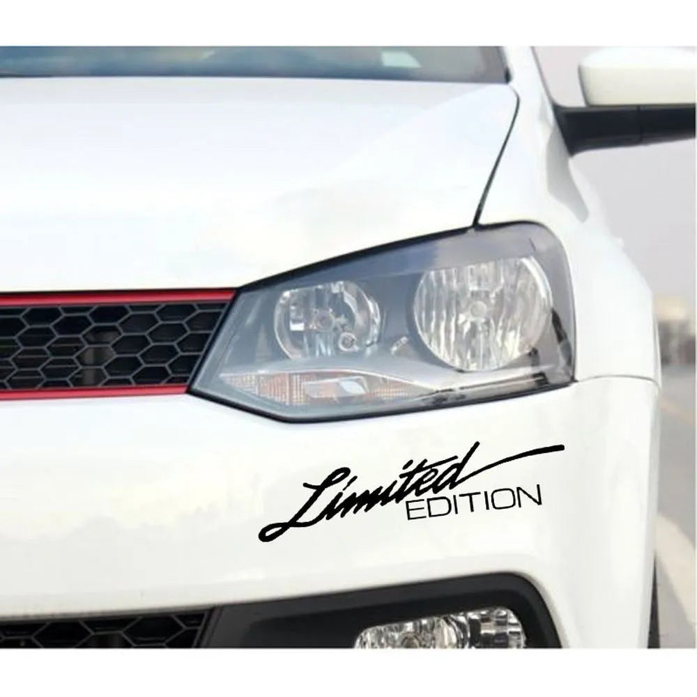 Reflective British bumper sticker with English lettering measuring 16cm by 3.8cm