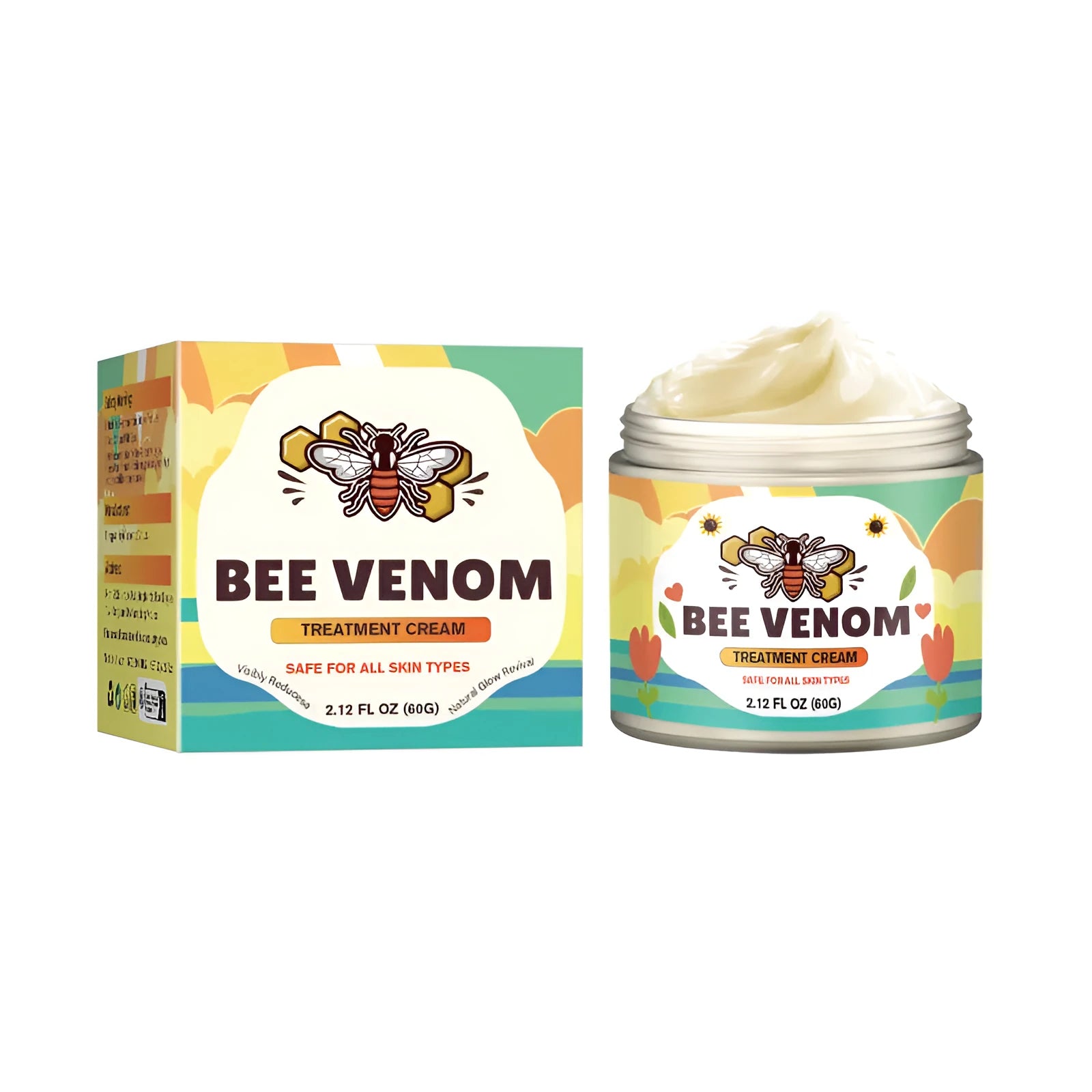 A 60g tube of hydrating neck cream for male and female users.