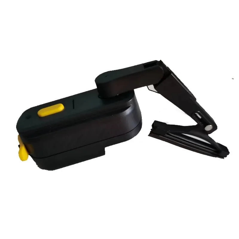 Black TZ-HW065 motorcycle helmet wiper unit with 65mm blade and 800 mA motor.
