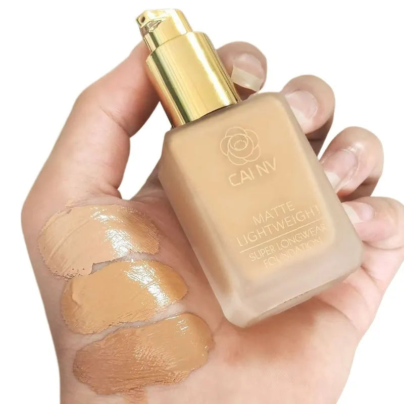 W03 Wheat Colour liquid foundation cream for mixed skin types with discolouration resistance