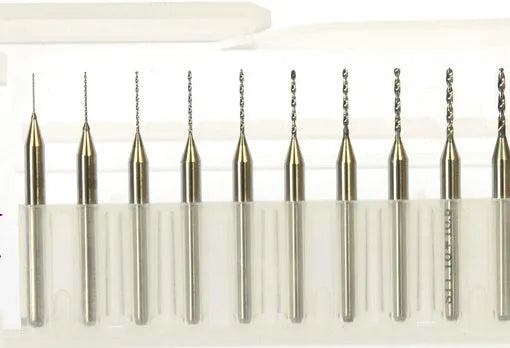 Imported tungsten carbide micro-engraving bit for precision electronics and PCB machining.