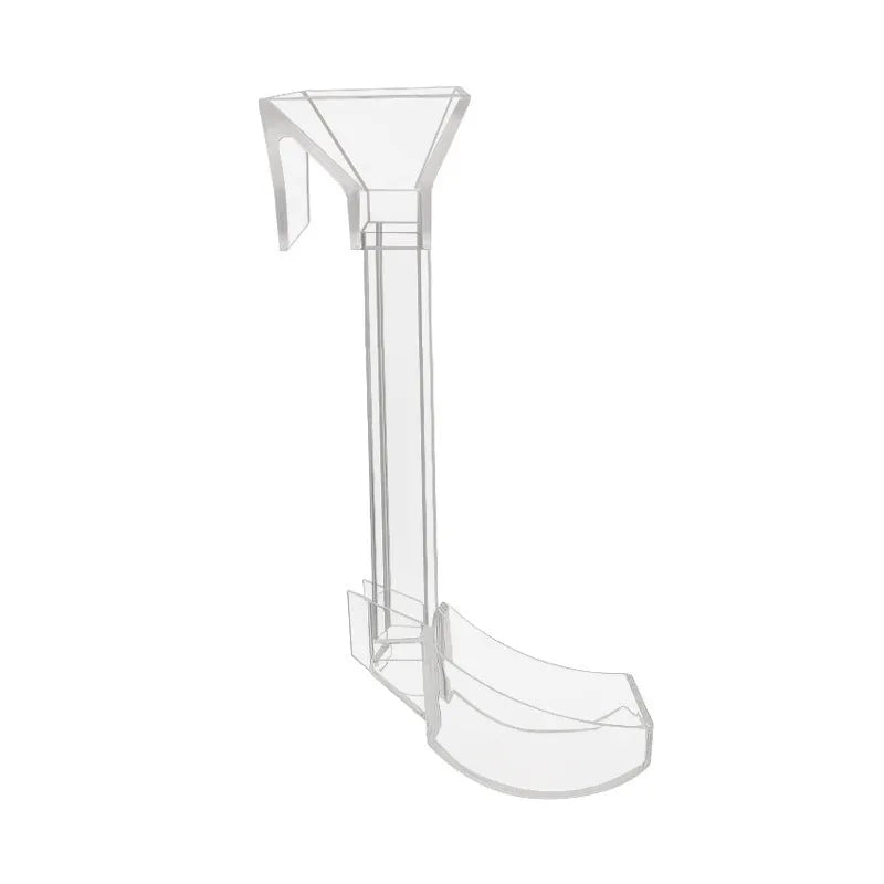 Plastic aquarium fish feeding dish set with tube, cleaning brush and spoon in 17cm, 28cm, 38cm sizes.