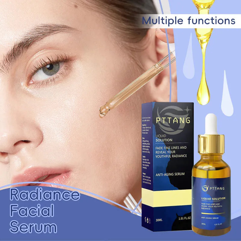 Glorious Facial Liquid moisturising care solution in 10.1 cm tall bottle
