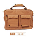 Dpark canvas laptop bag with single shoulder strap for 14/15 inch Lenovo Apple computers in business settings