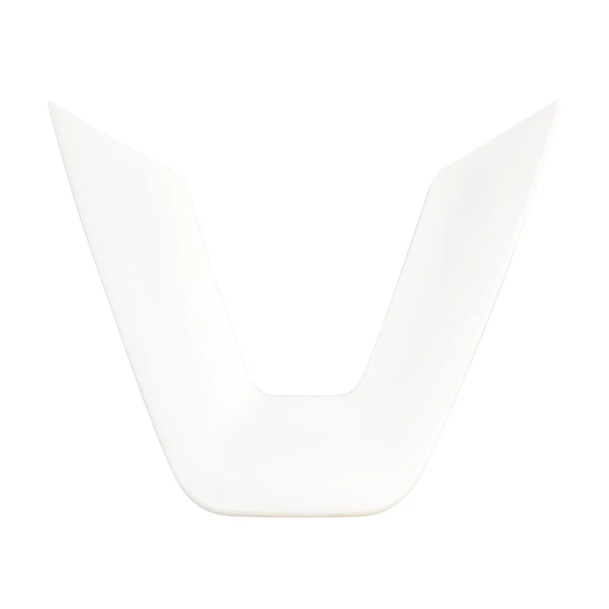 White plastic ABS steering wheel protective patch for interior renewal