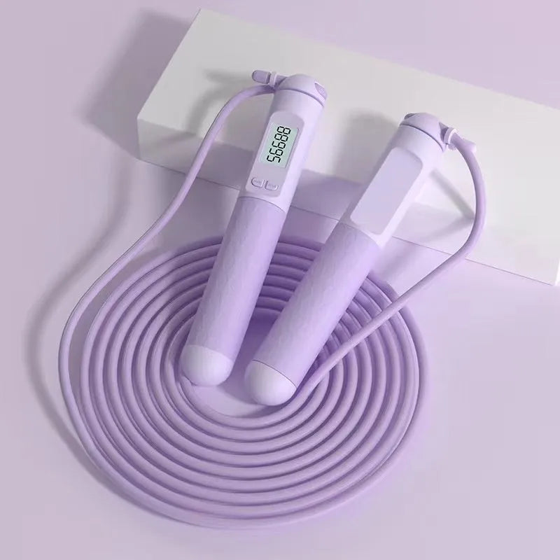 ABS jump rope with bearings for fitness and fat reduction exercise in various colour options
