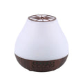 Wood grain finish USB aroma diffuser with colourful lights for essential oils