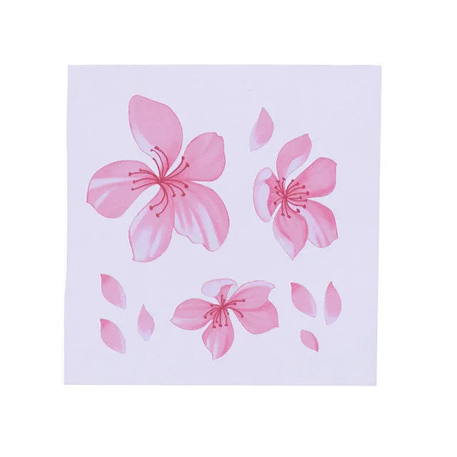 Cherry blossom floral pattern car sticker in PVC vinyl for vehicle decoration