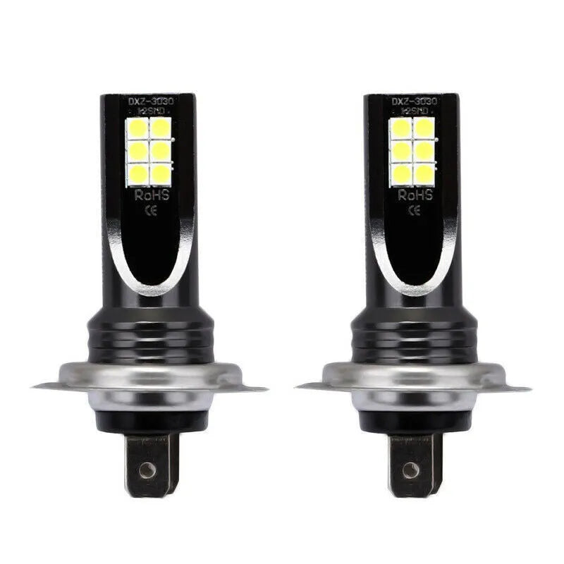 H7 socket 110W LED car fog light with aluminium body and 12 SMD beads.