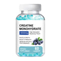 Container with 60 creatine monohydrate gummies as chewable dietary supplements