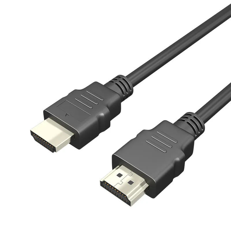 Black HDMI cable with nickel-plated connectors, shown in a choice of lengths.