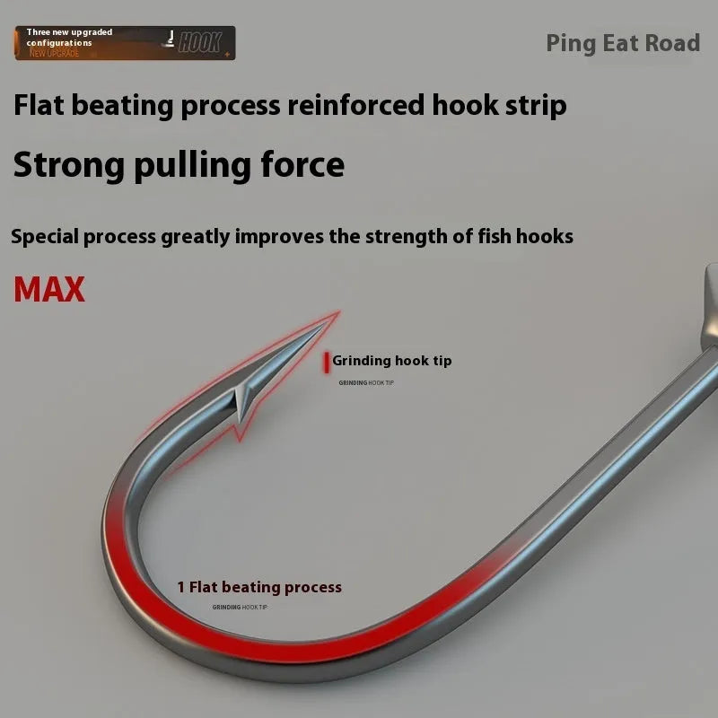 Set of 50 steel jig hooks with lead heads for fishing in primary colour options