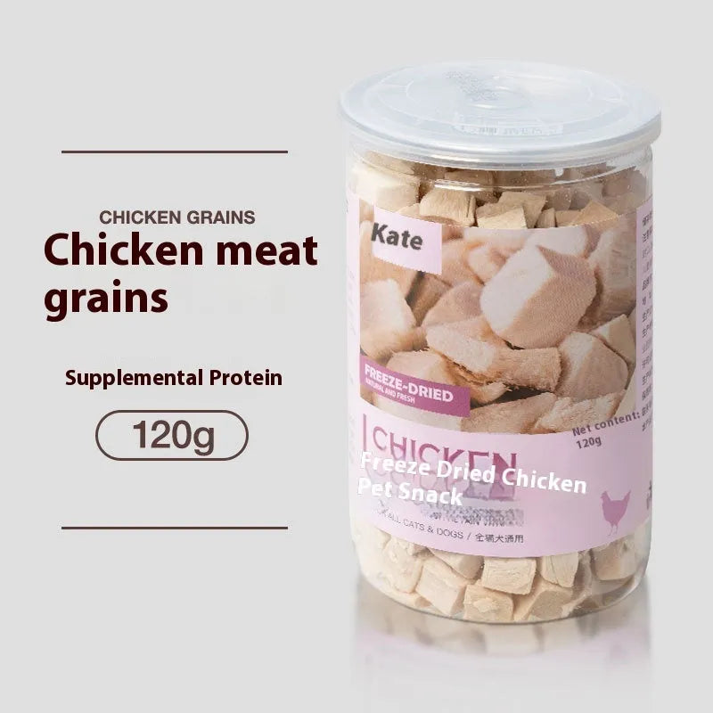500g bag or can of high-grade chicken freeze-dried nuggets cat treats