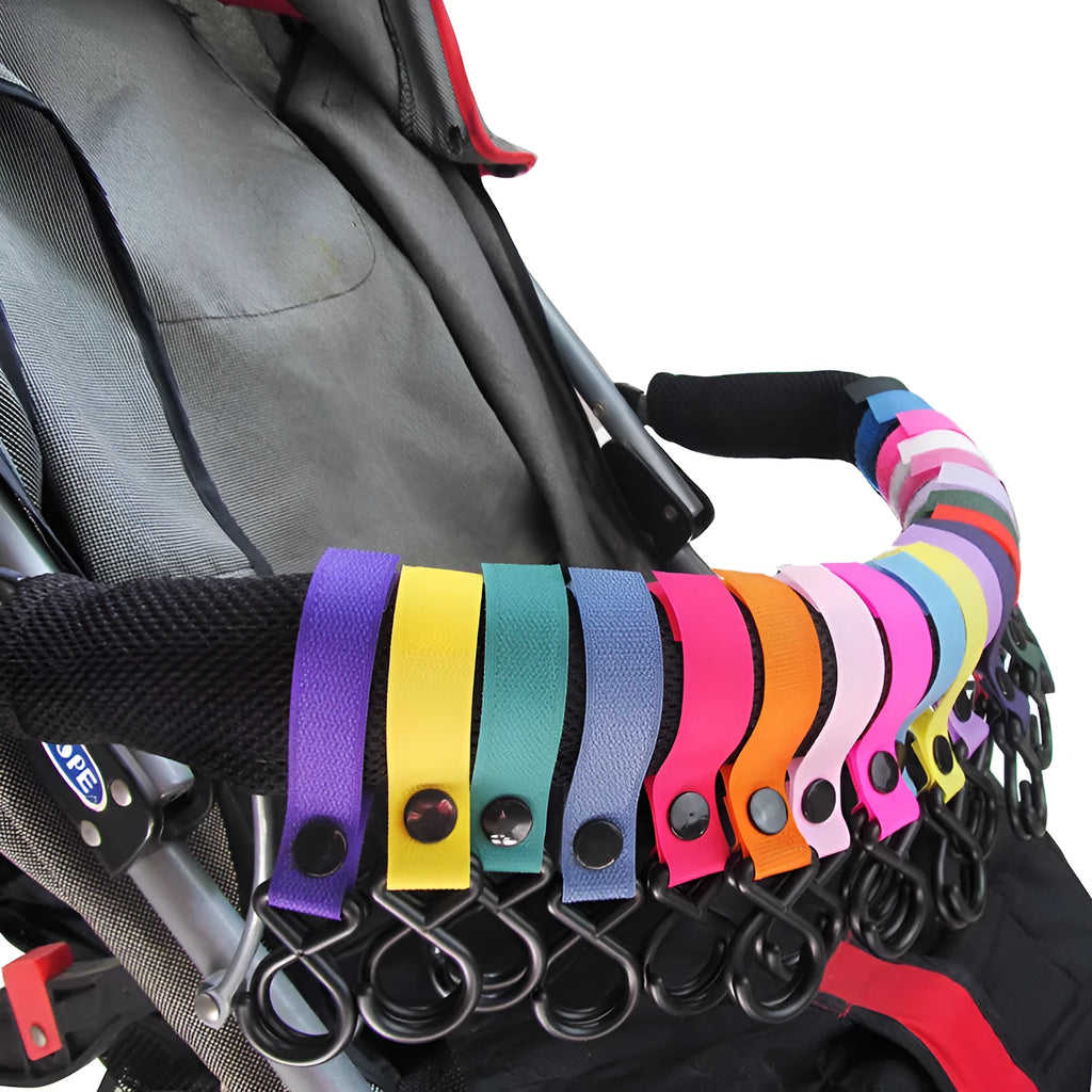 Nylon luggage Velcro hook in one of 18 available colours, showing the loop and Velcro fastener