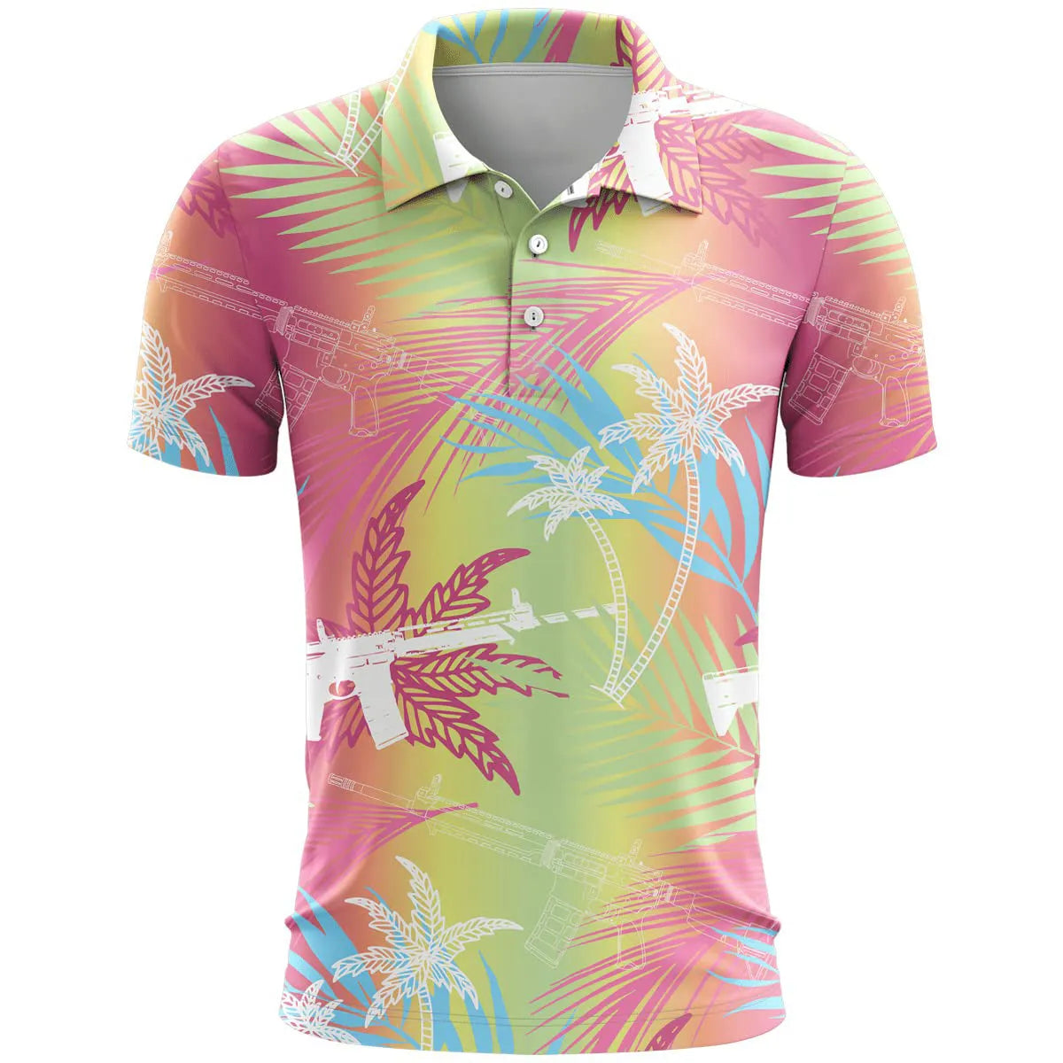 3D printed sports short sleeve t-shirt in bird eye cloth polyester fabric with colour patterns