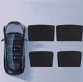 Ice crystal pattern car sun visor accessory in beige and black options for thermal insulation.