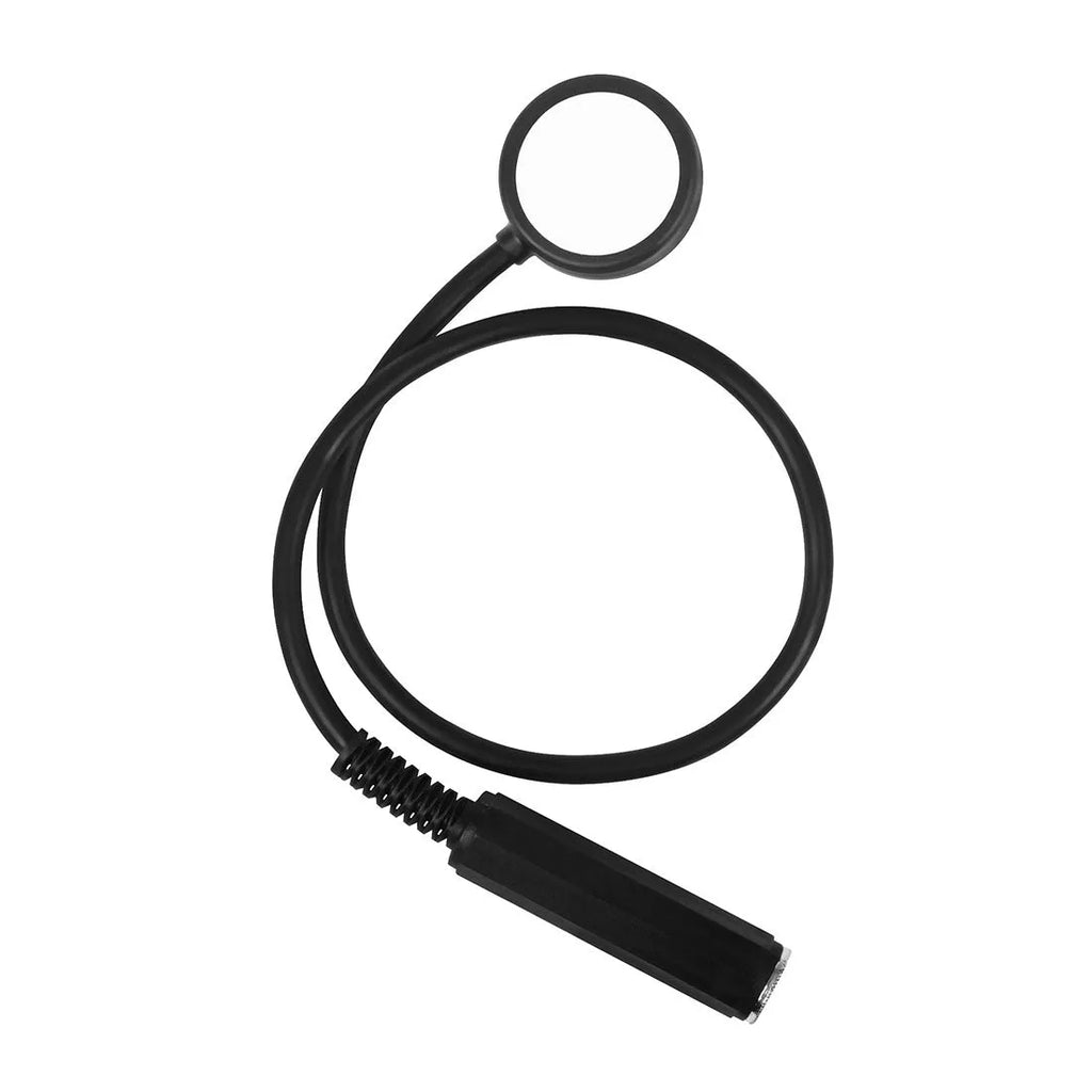 Black universal folk classical wooden guitar pickup clip with 40.7cm length on a guitar