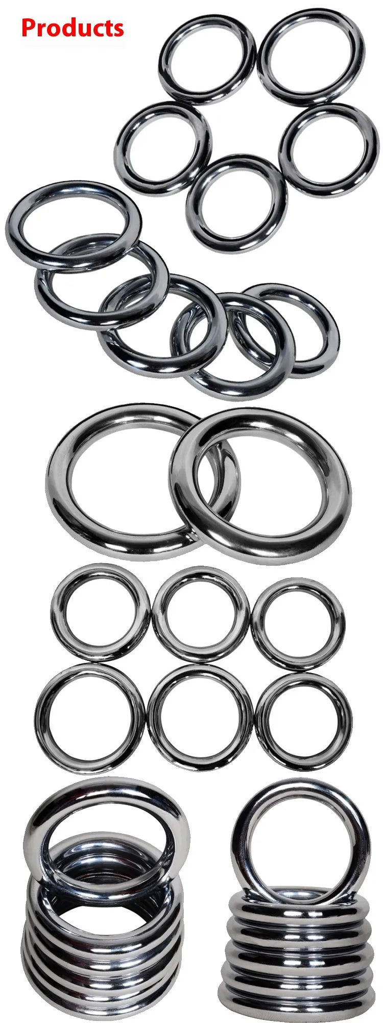 Wing Chun carbon steel training ring with electroplated finish for martial arts conditioning