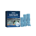 Box of 30 car oil-removing film cleaning effervescent tablets for automotive glass