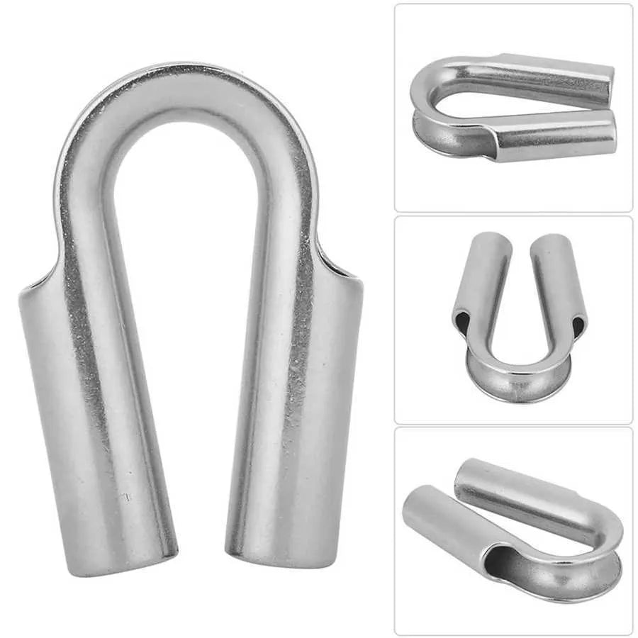 Stainless steel tubular chicken heart sleeve ring for pipes and hoses