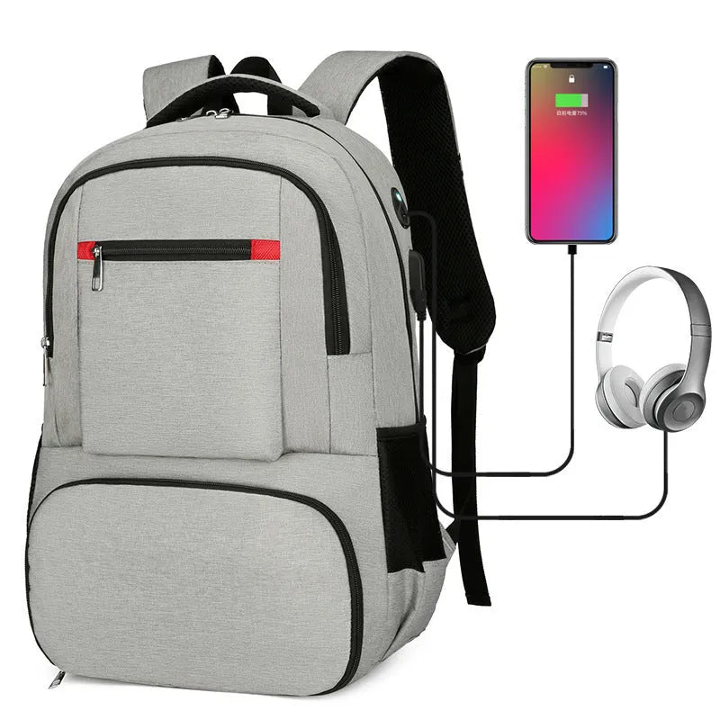 Insulated Oxford cloth picnic backpack showing curved shoulder straps and dry wet separation compartments