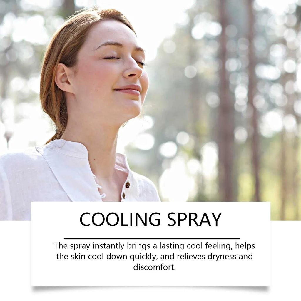 50ml mint cooling spray bottle for outdoor summer heat relief