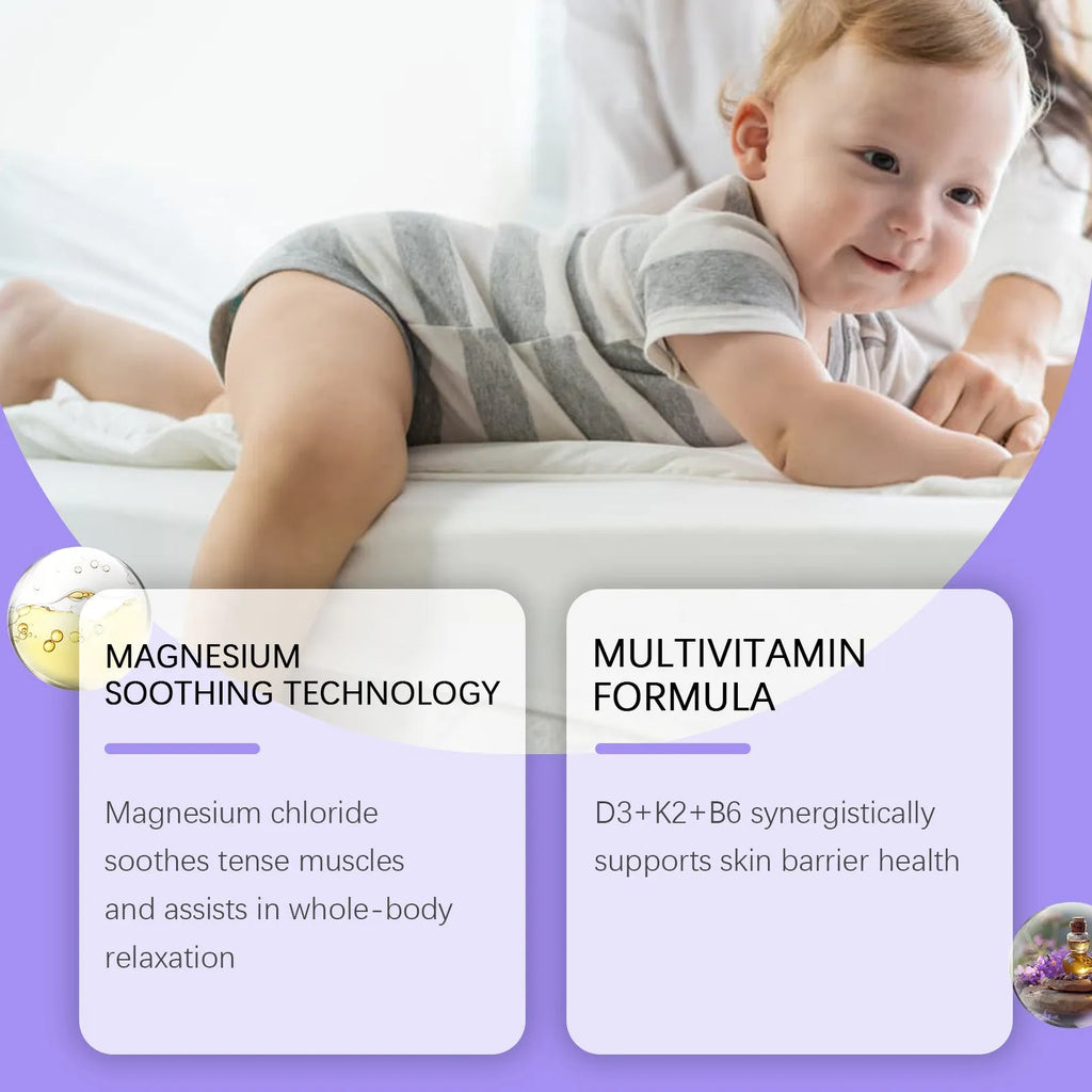 4 in 1 magnesium cream for kids in 114g container with vitamins and lavender oil