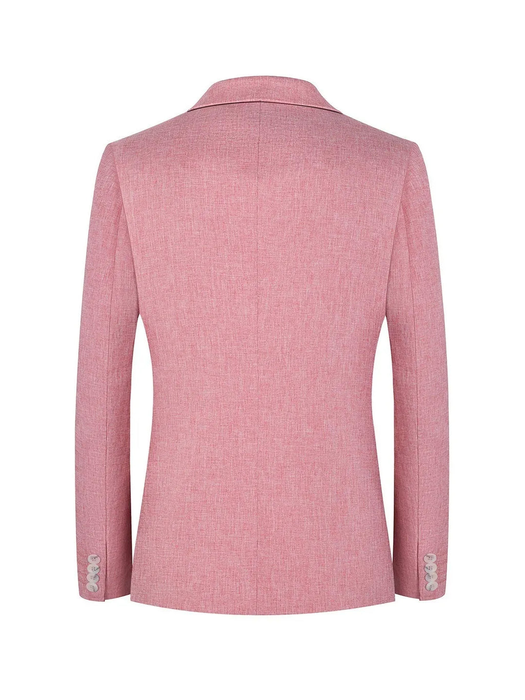 Men's light blue and pink Western-style casual suit with Asian sizing for spring and summer seasons
