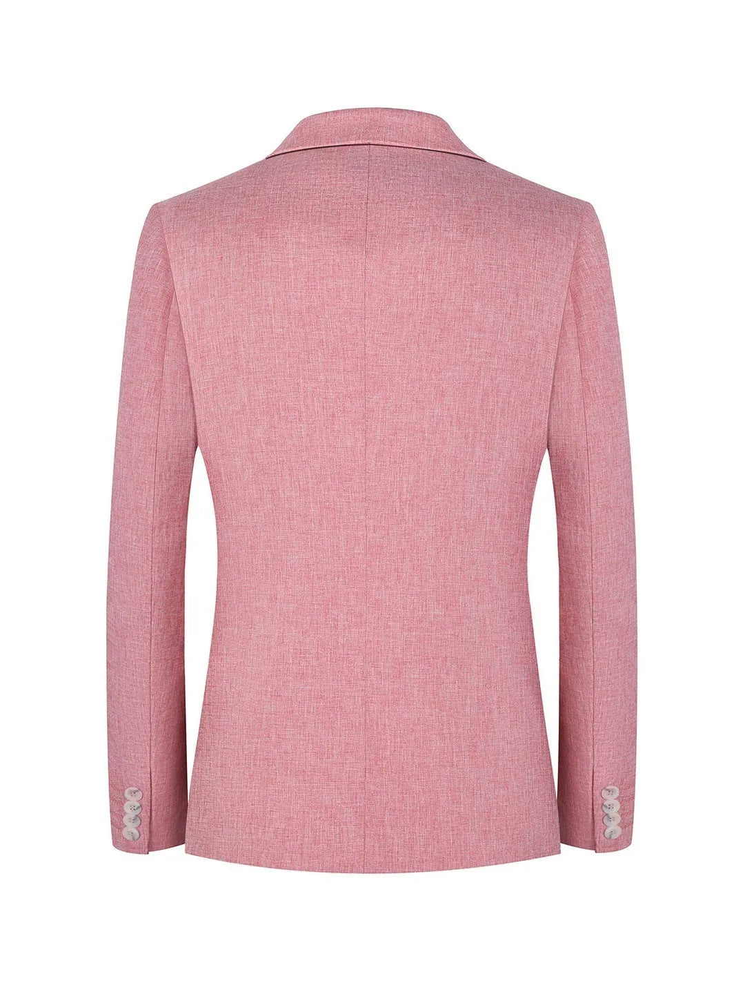 Men's light blue and pink Western-style casual suit with Asian sizing for spring and summer seasons