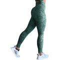 Women's push-up booty leggings in camouflage pattern for fitness workouts