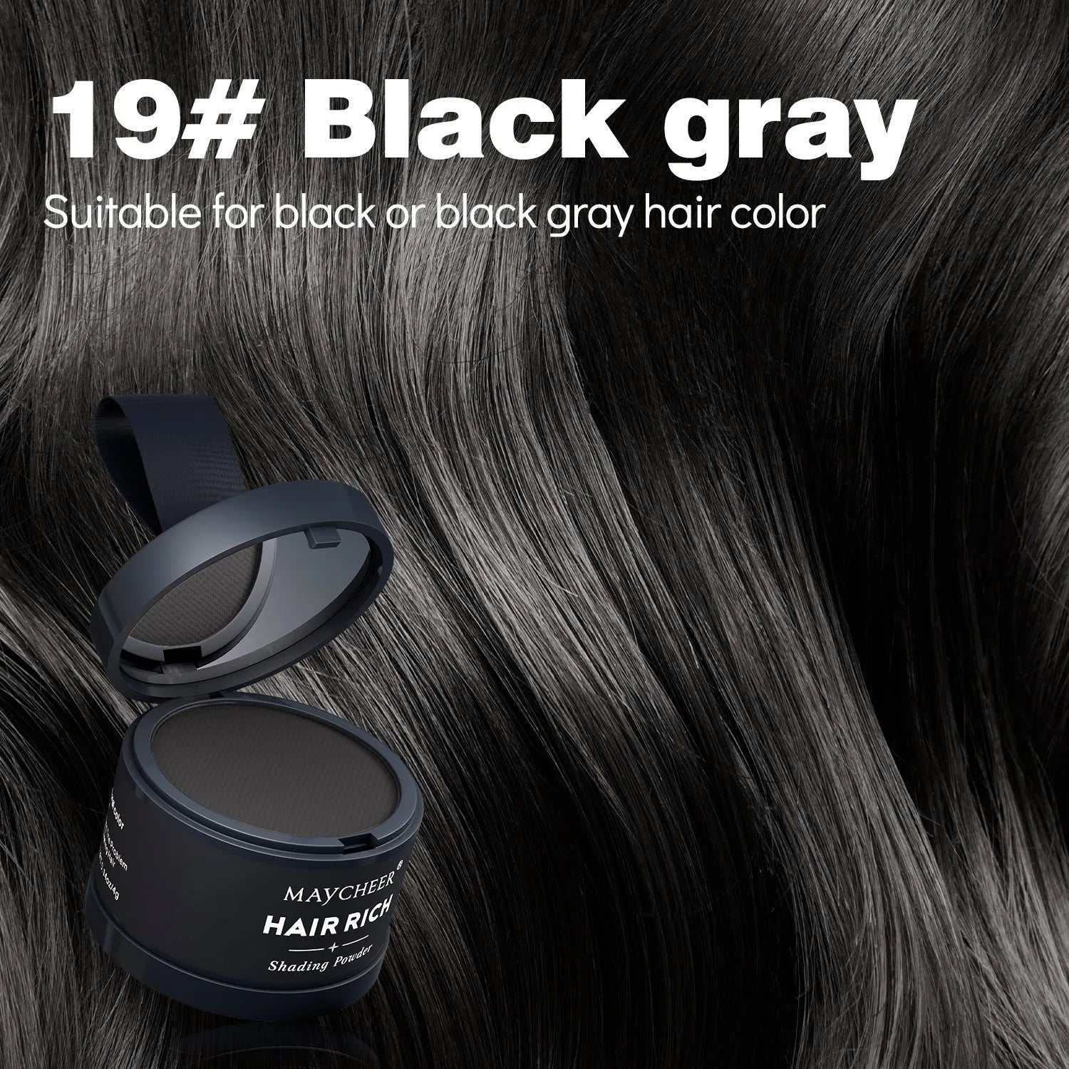 Plastic compact of waterproof hairline sculpting contour powder for eyebrows, 4g net content