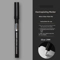 Waterproof mirror marker pen with plastic barrel for writing on glass and mirrors