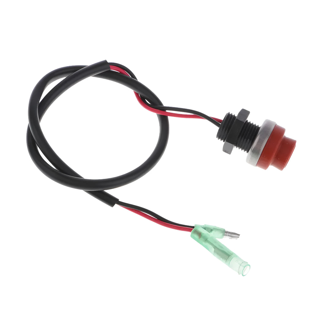YAMAHA model hardware plastic motorboat engine stop switch with attached rope.