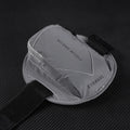 Reflective black running arm bag with adjustable strap and 7 inch smartphone capacity