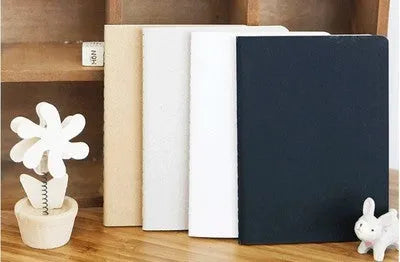 Retro plain graffiti book with blank pages, shown with a black paper cover.